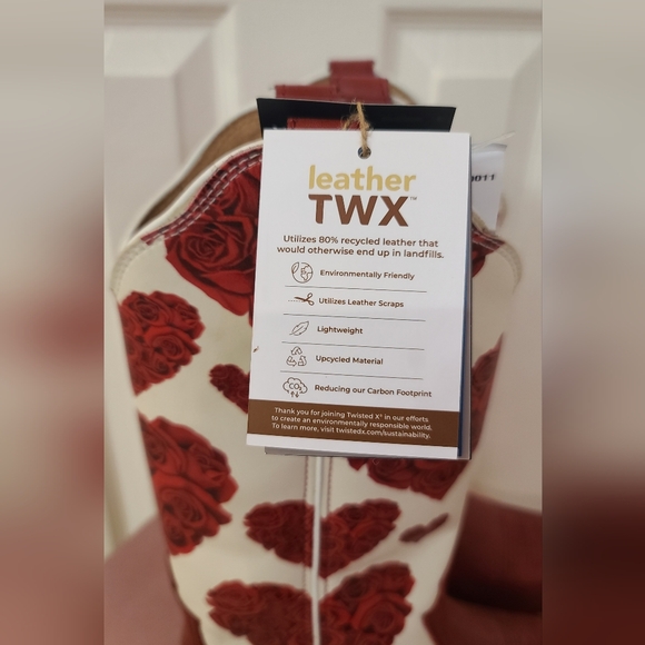 Olivia Benett×Twisted X Rose Cowboy Boots for Women - Picture 9 of 11